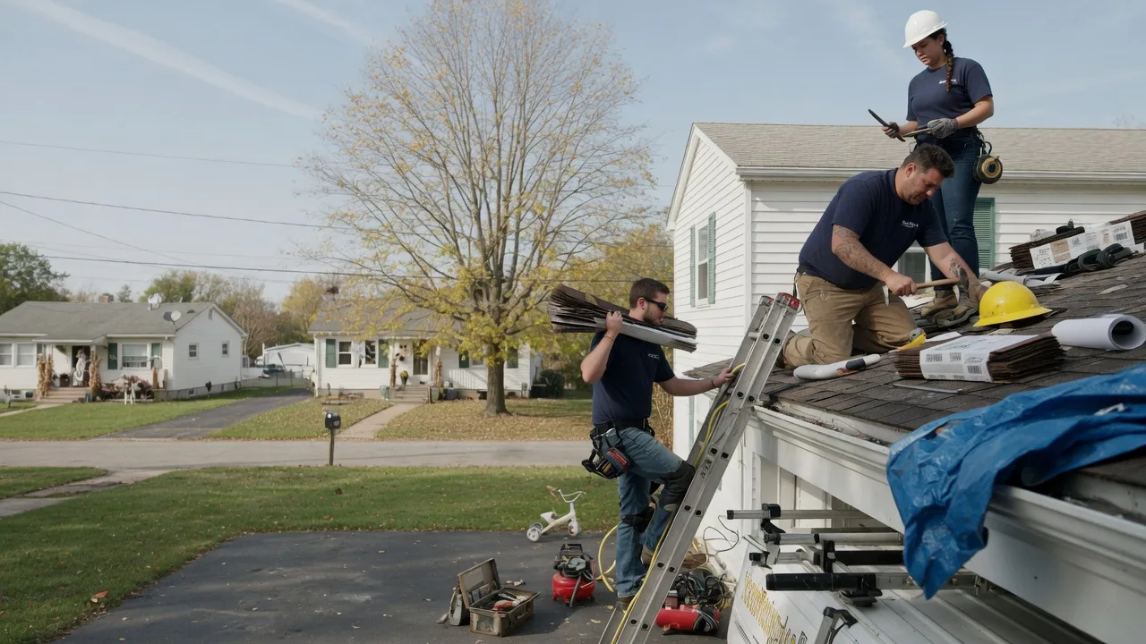 Local Roofing Contractors in Chambersburg, IL near me